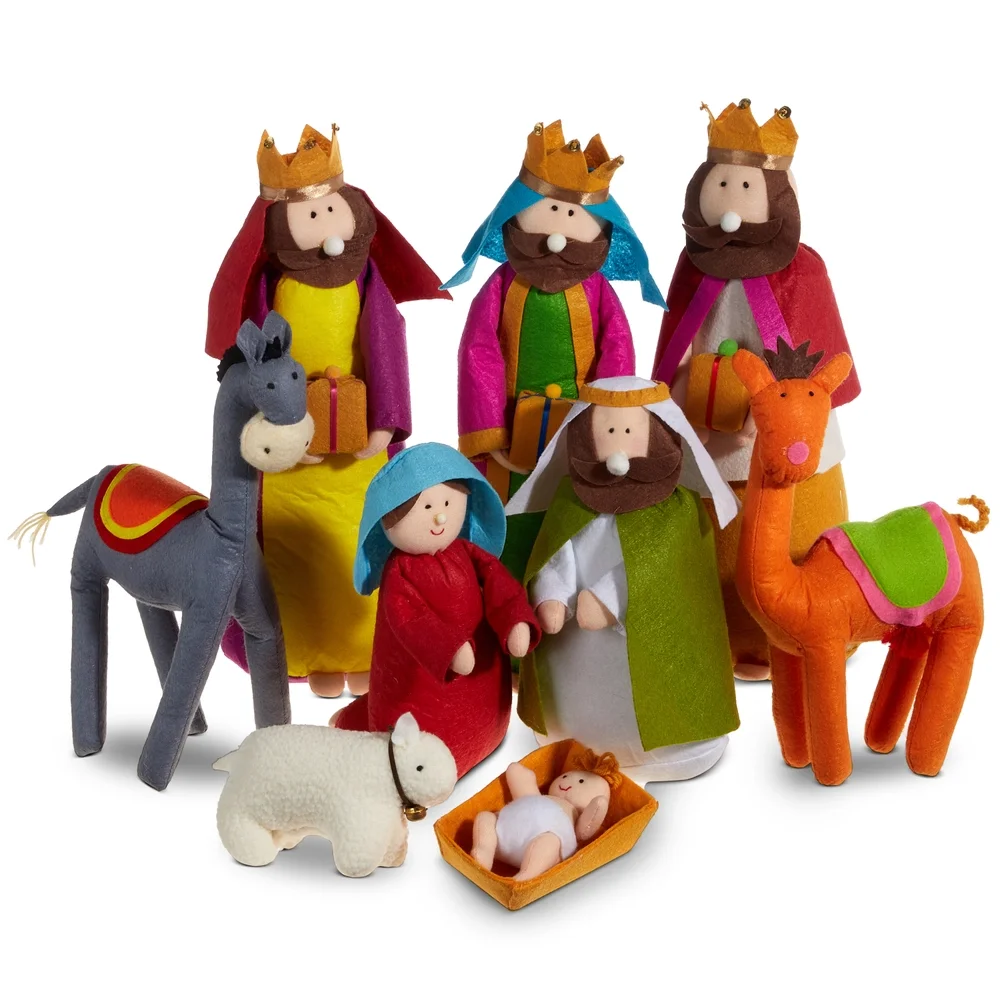 Colorful Nativity Set - Large