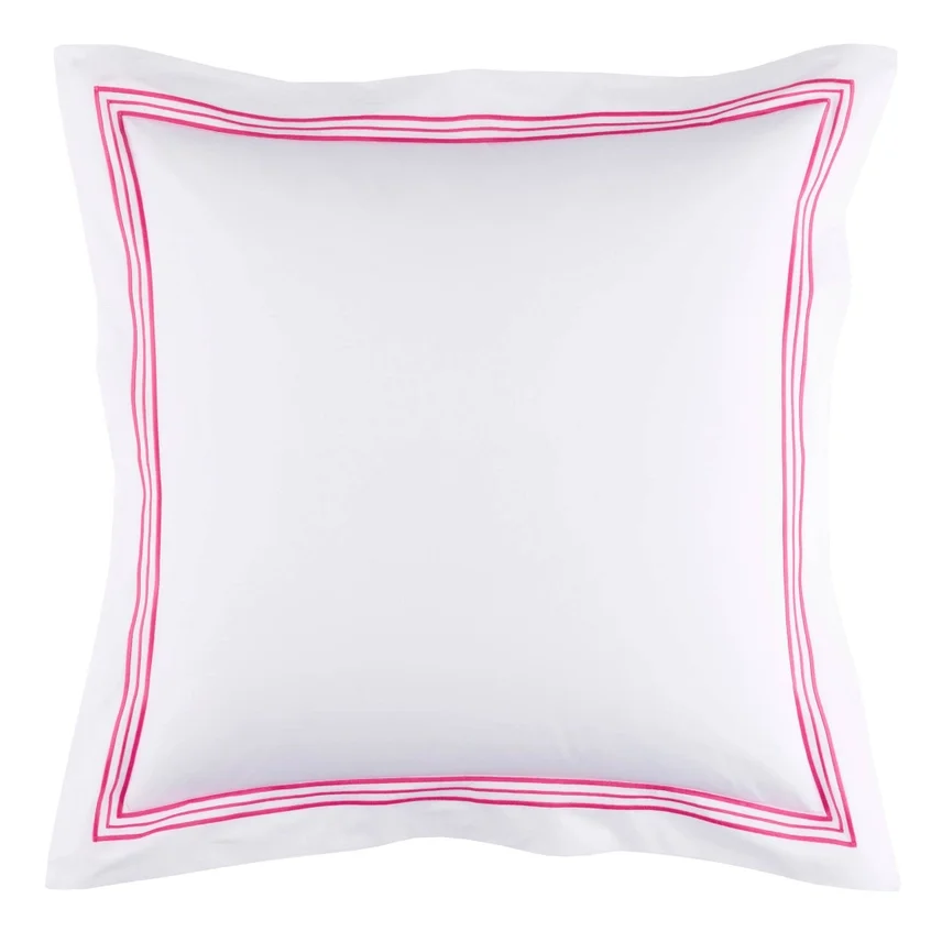 Trio Embroidered Border Euro Sham