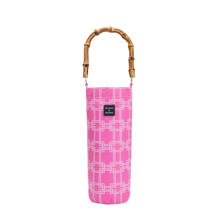 Wine Tote Pink Buckle.webp