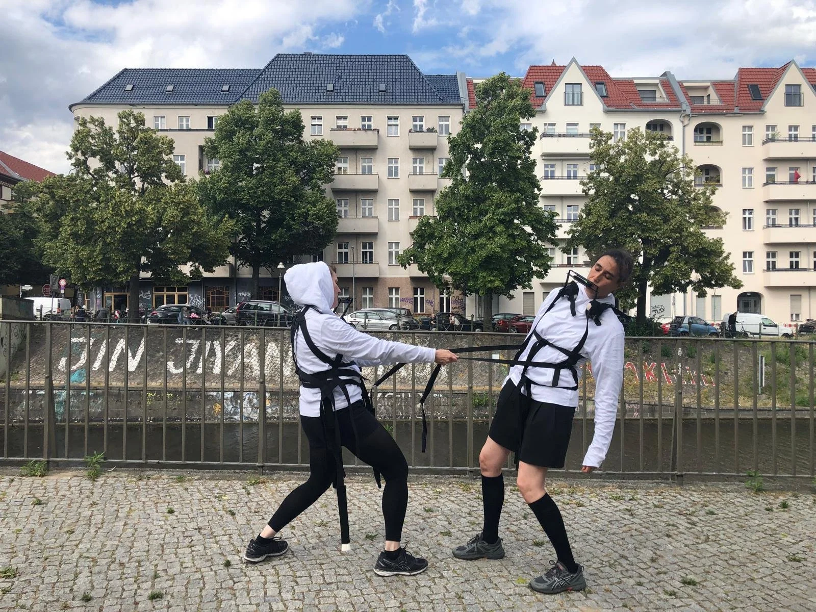 MORNING MOON (Co-Navigating), 2025.  Performance by Stella Geppert, performed with Lyllie Rouvière