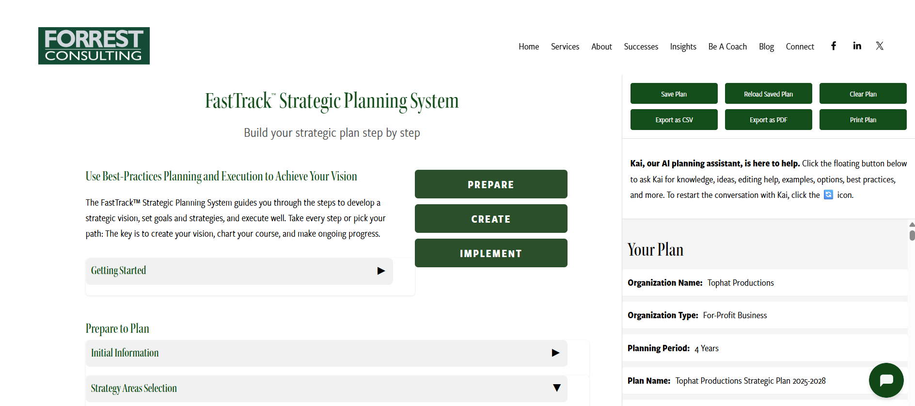 New! FastTrack™ for supercharged strategic planning