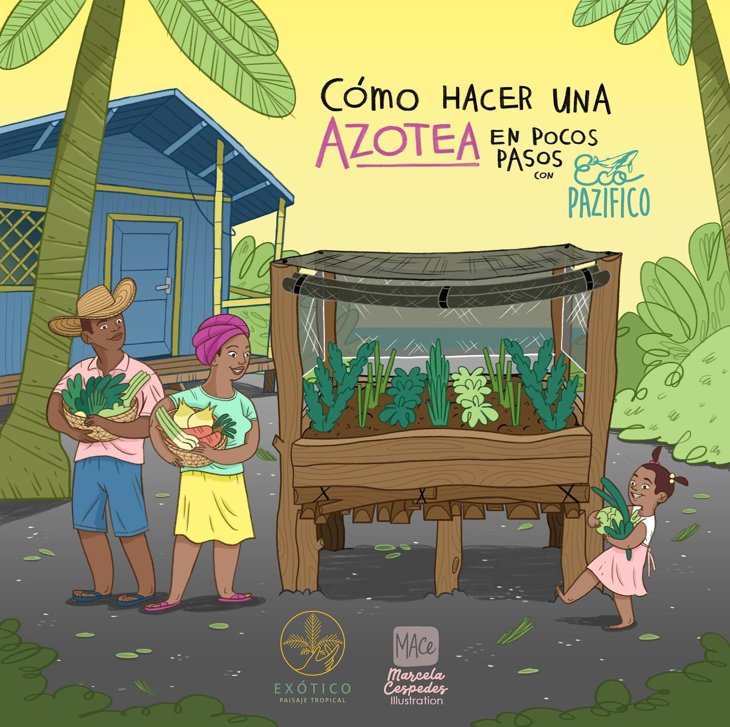 &ldquo;How to make an elevated garden in a few steps...&rdquo;
This is a project from @eco_pazifico to encourage cultivating your own food garden at home in remote places of Colombia where is harder to get all kinds of supplies, but also where the su