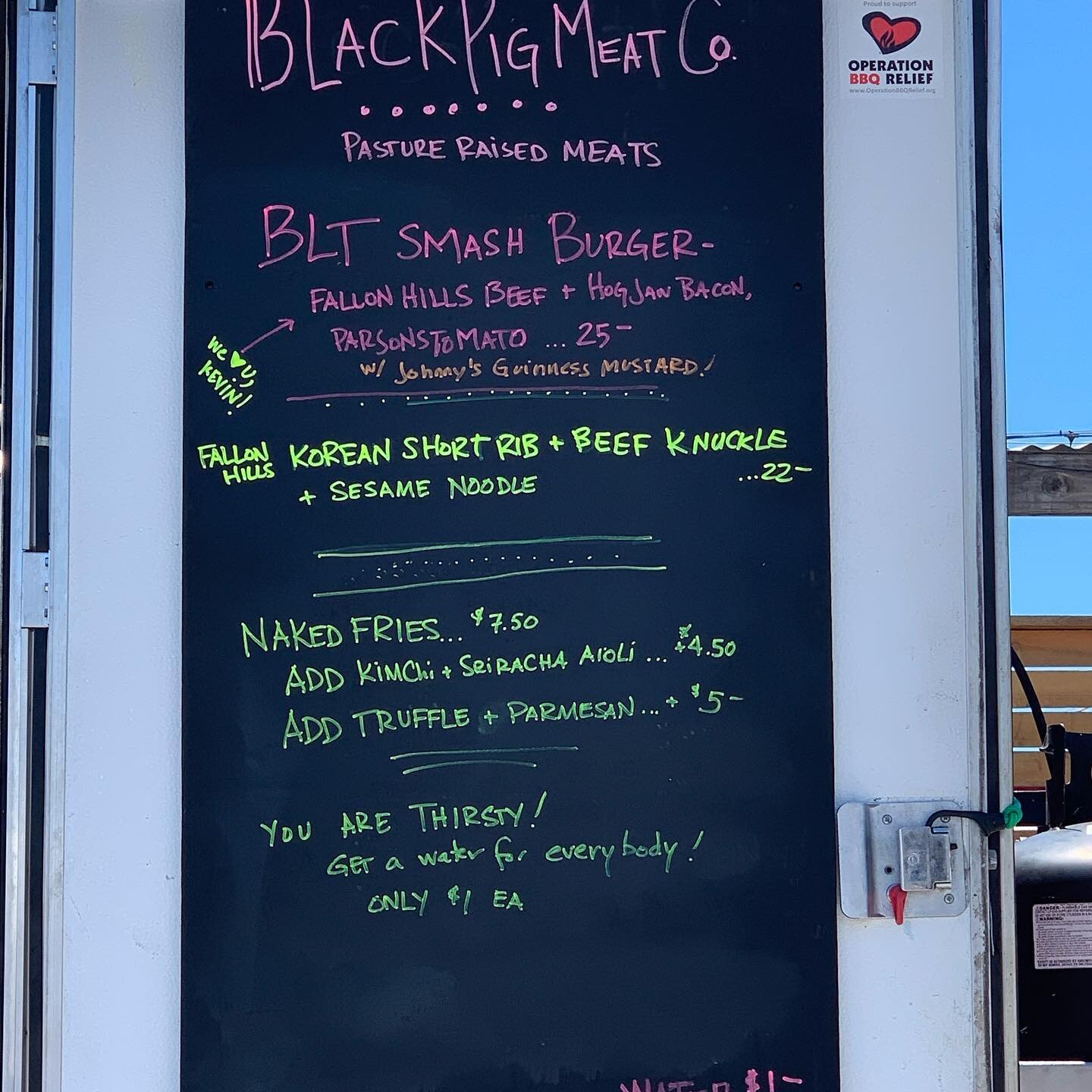 We are very excited that @duskie_estes is using our @fallon_hills_ranch meat for this fun Food Truck competition in Petaluma at @theblockpetaluma. Come out to get lunch and support local! You might even be able to be on TV.