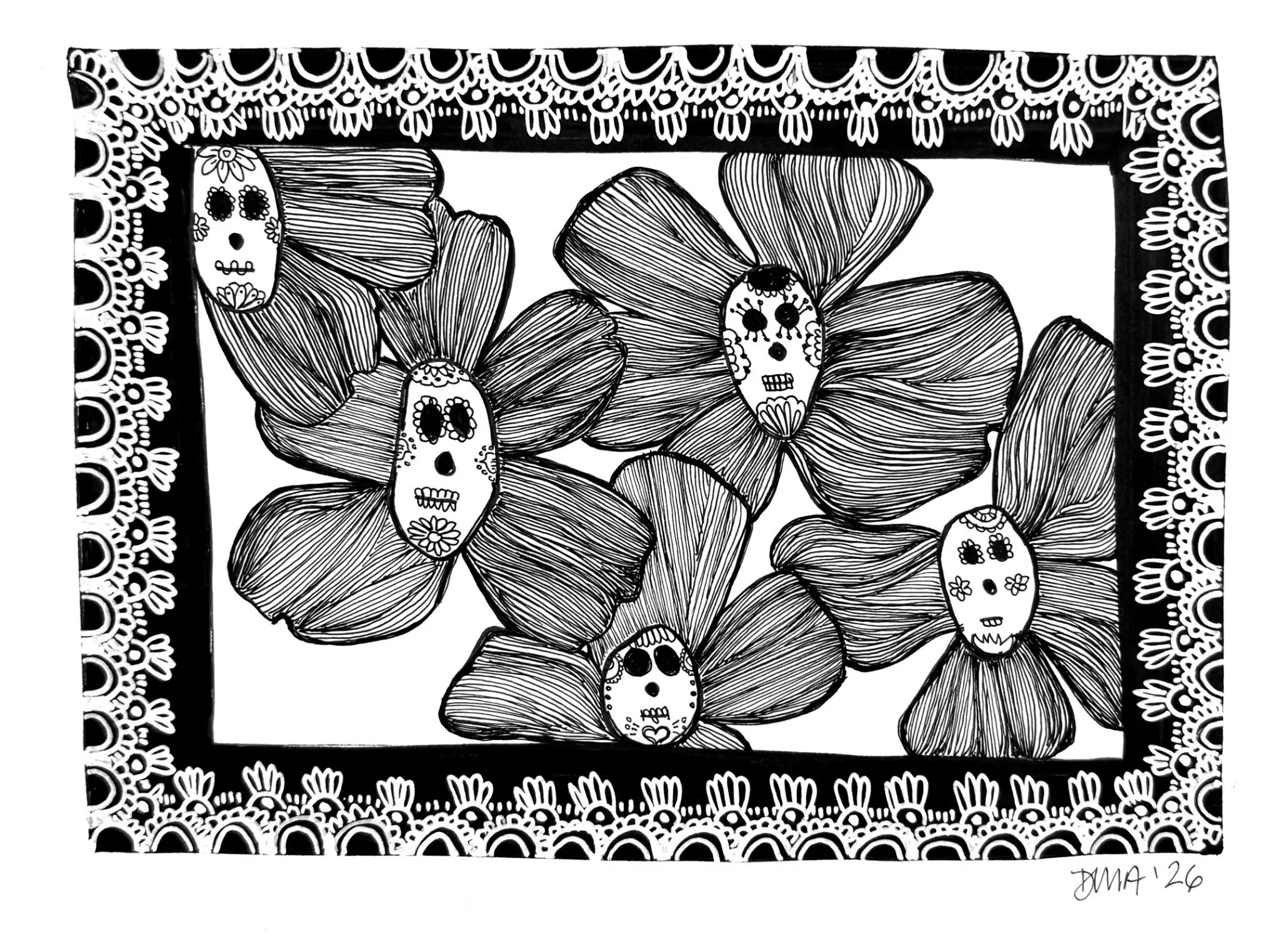 Flor de calavera
