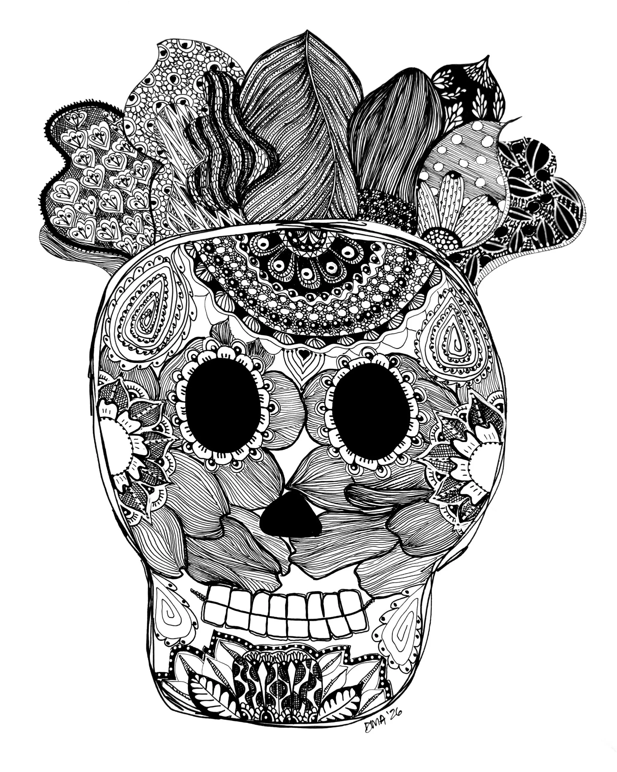 Calavera Jardinera