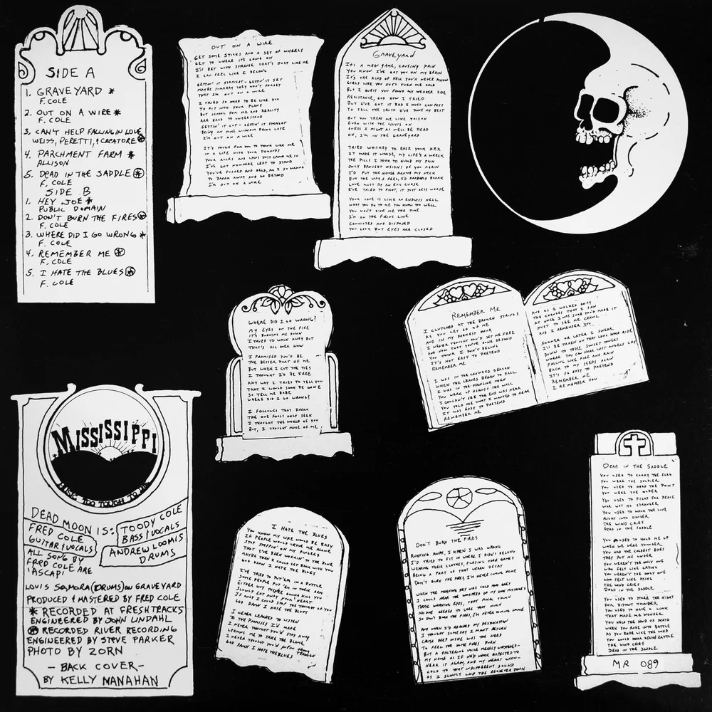 Dead Moon - In The Graveyard LP — Mississippi Records