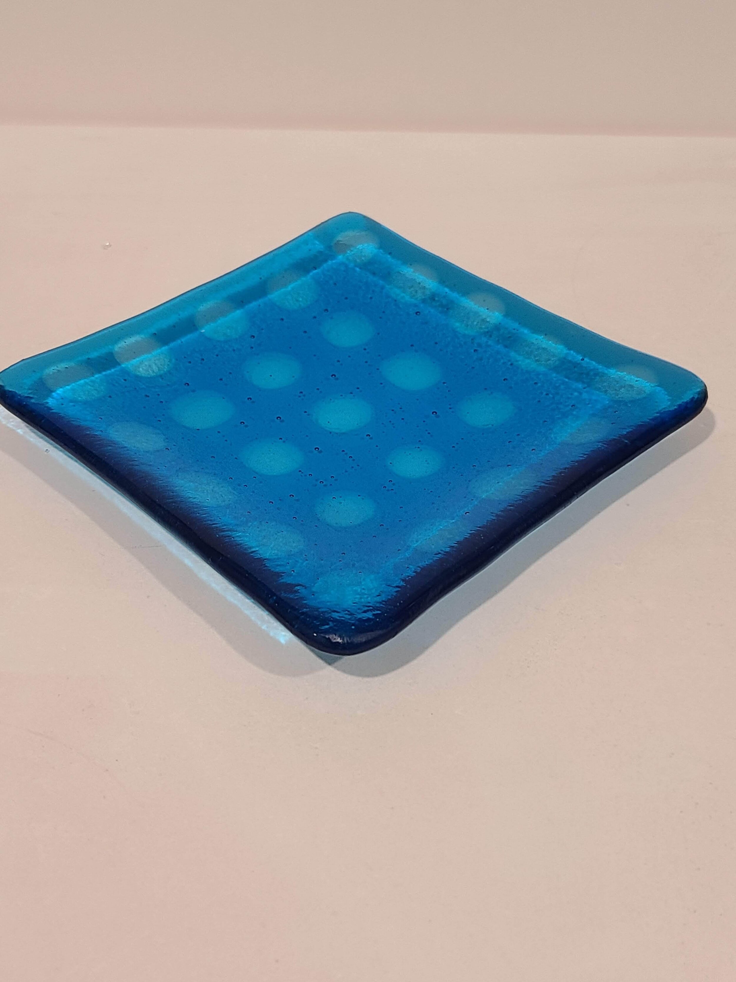 Turquoise Blue w/ circles