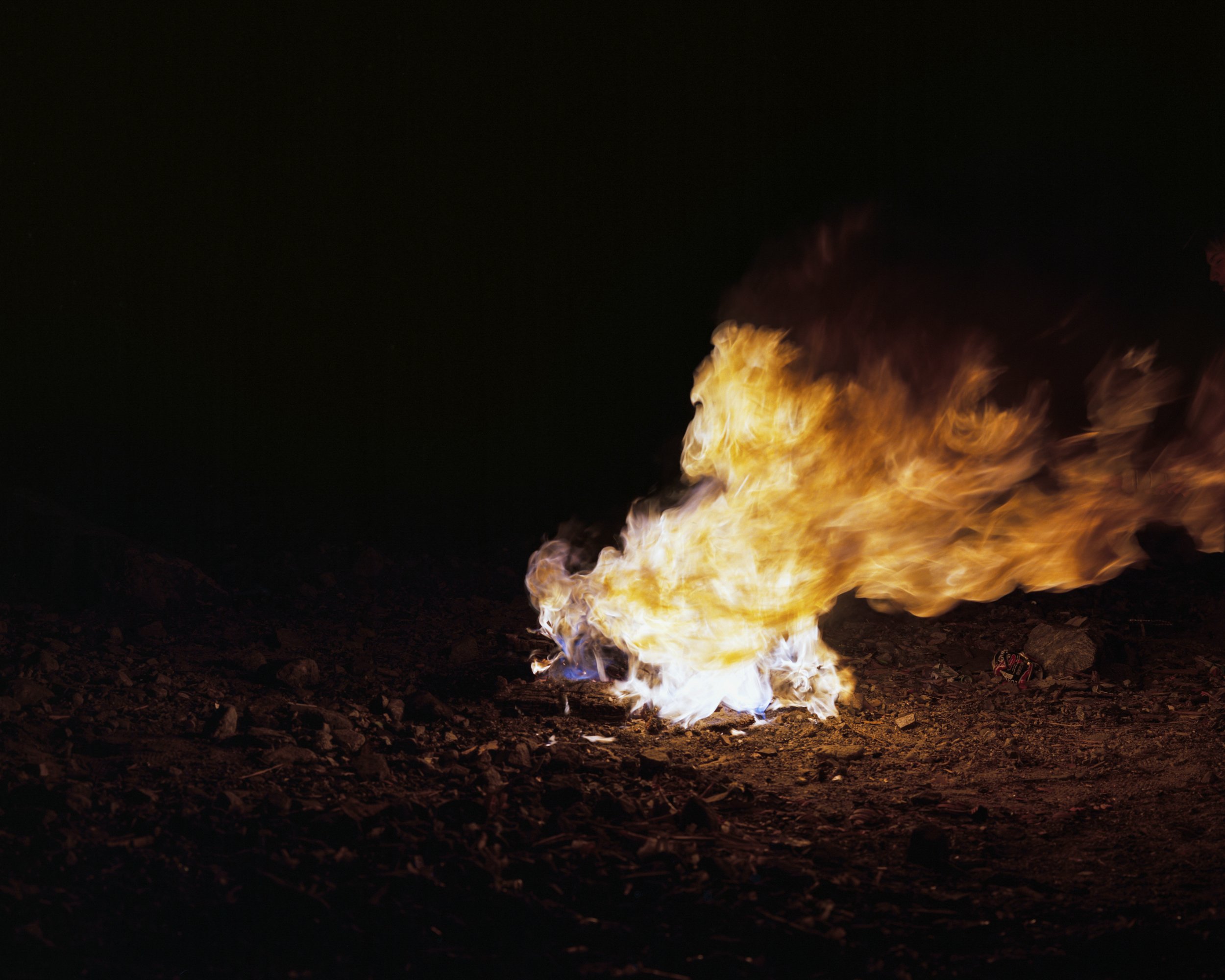  Fire, 2023 Archival pigment print   Writing    Film    Installation  