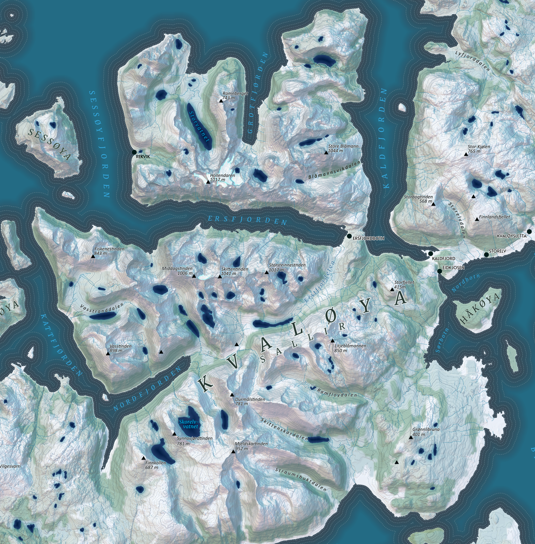 Norway: example custom map