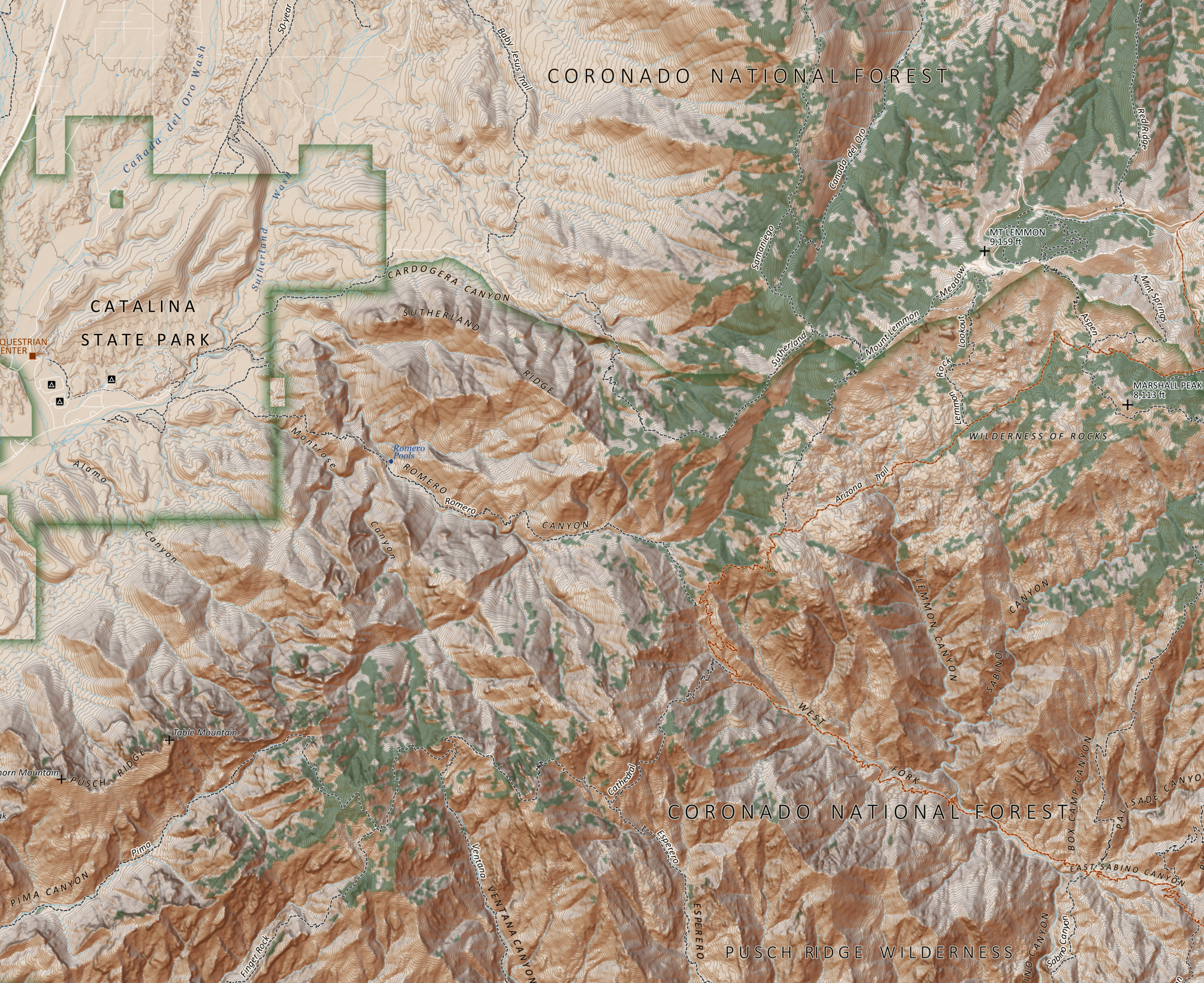 Tucson, AZ - Catalina Mountains