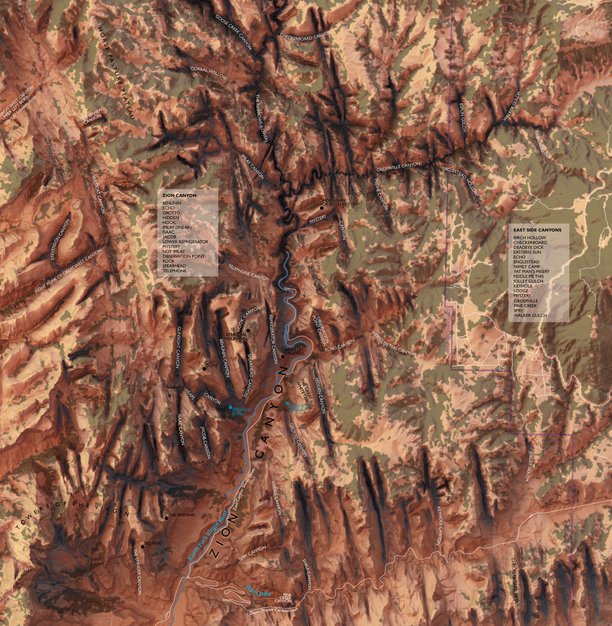 Zion National Park - Specifically the Canyons