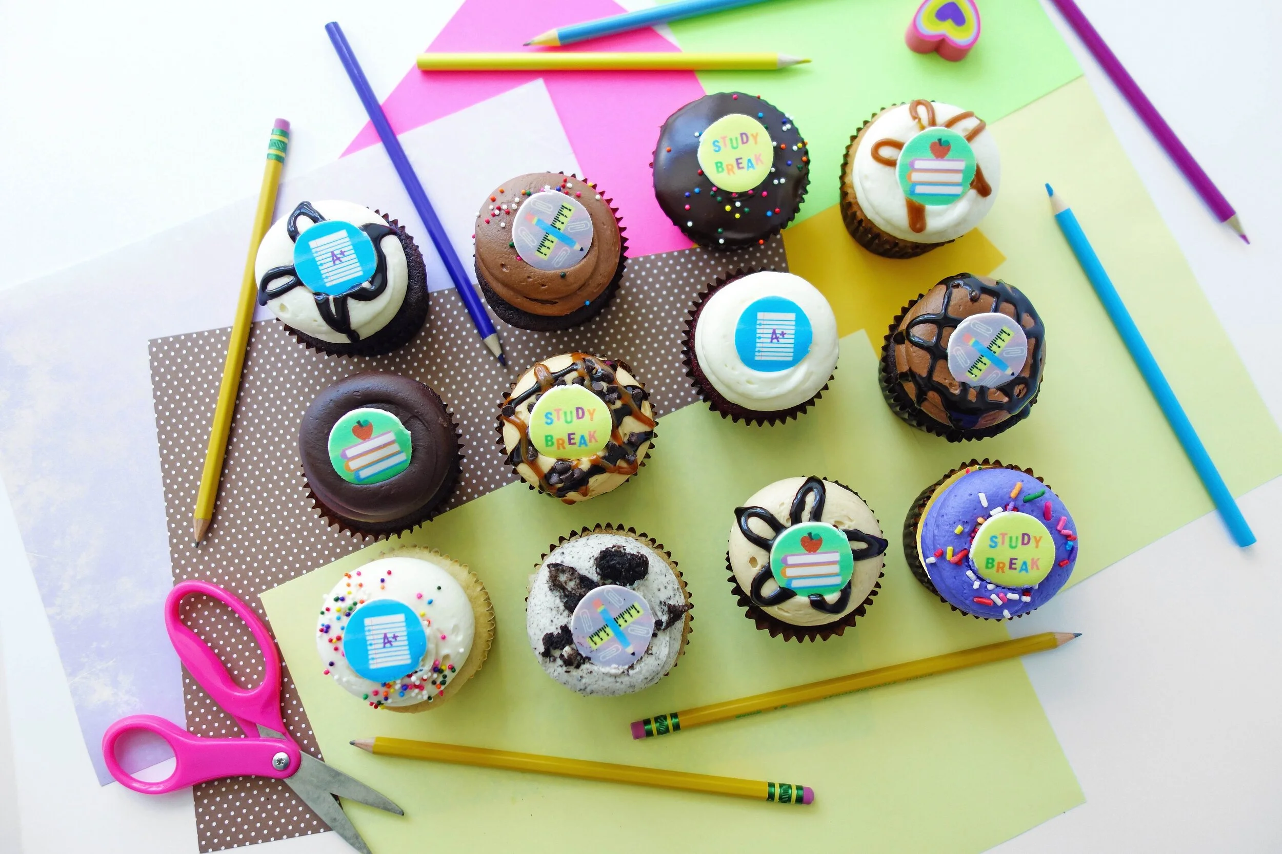 Cupcakes Study Break Dozen — Buckhead Village District