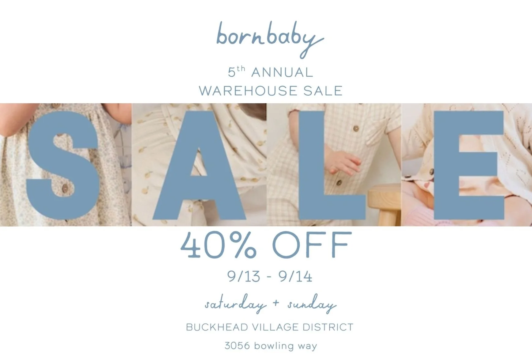 bornbaby 5th Annual Warehouse Sale
