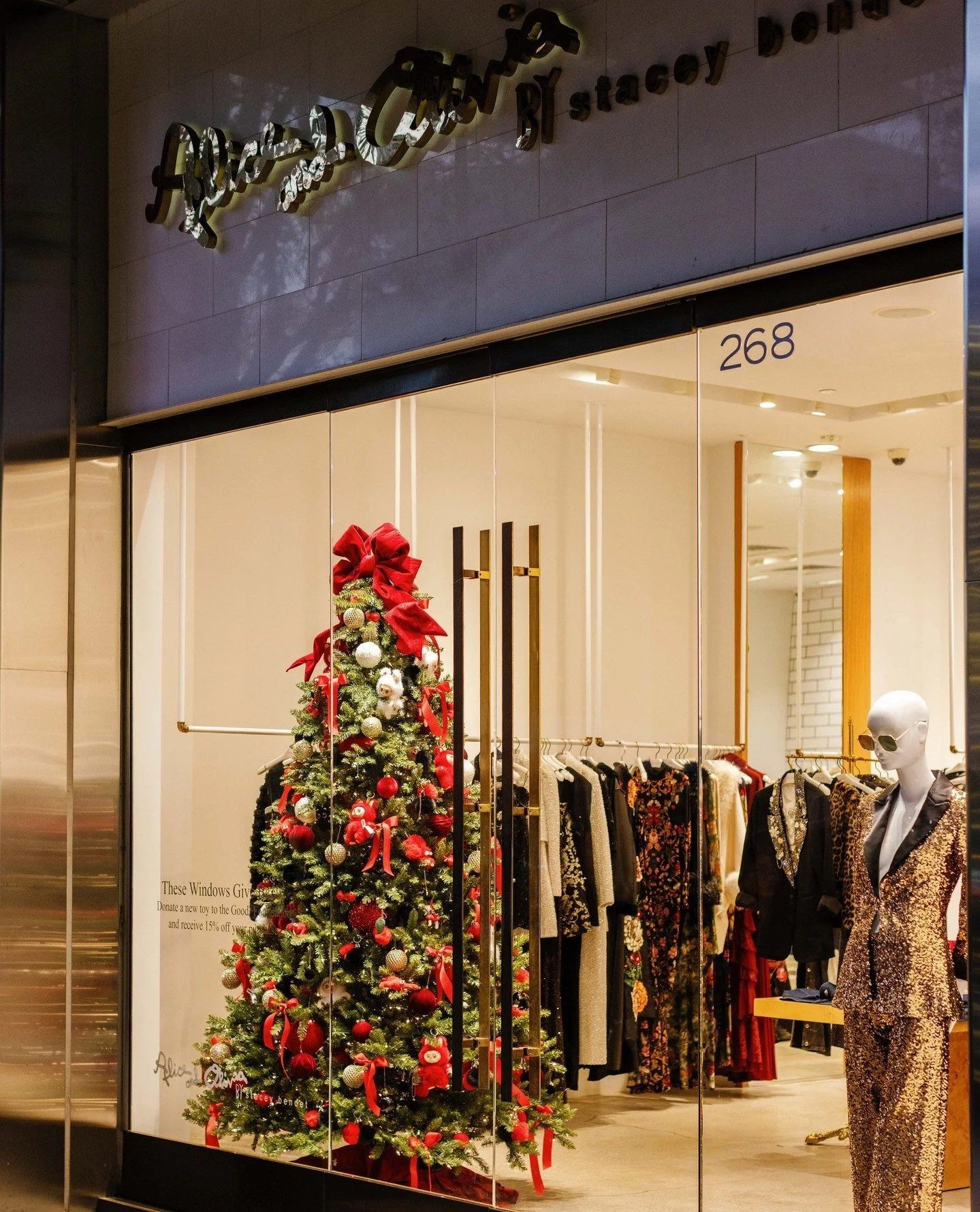 The Village looks more festive than ever. Swipe to explore our holiday decorations.