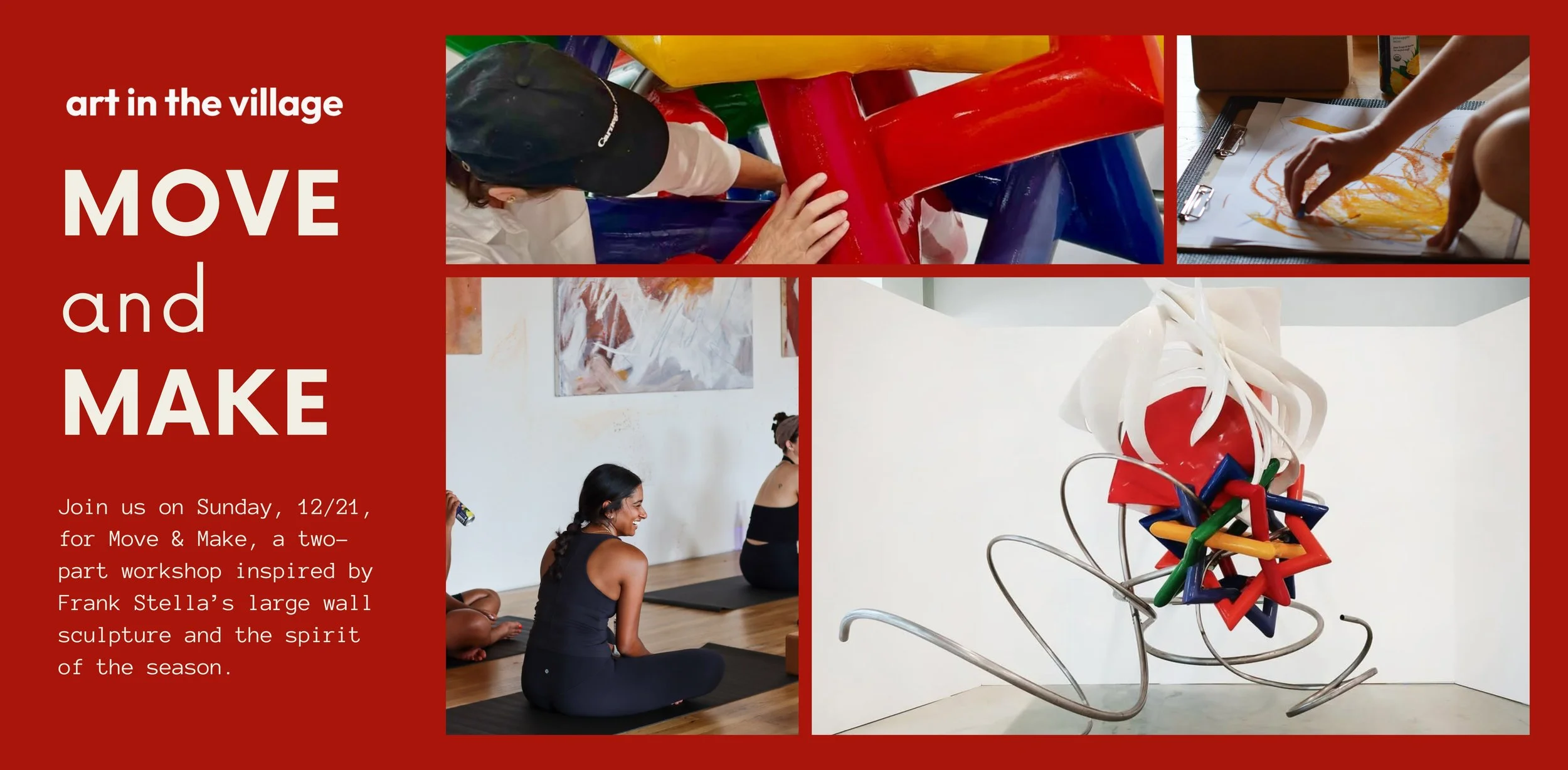 Move & Make with art in the village