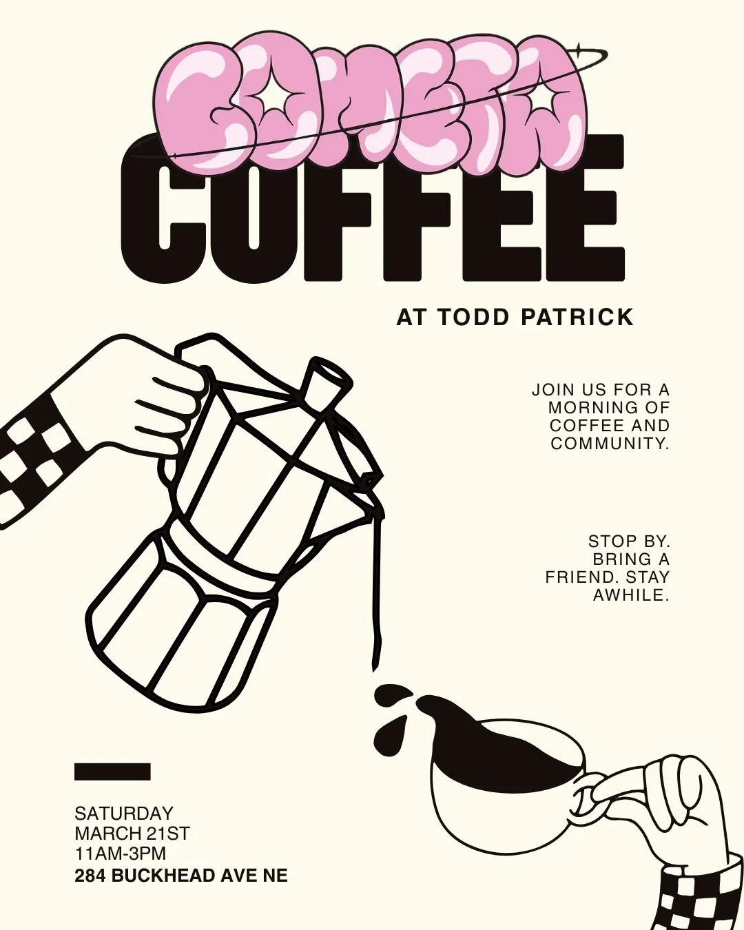 Local Coffee Pop Up | Cometa Coffee at Todd Patrick