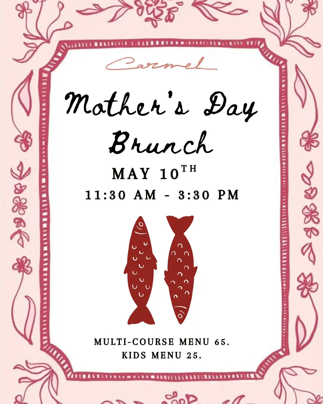 Mother's Day Brunch at Carmel
