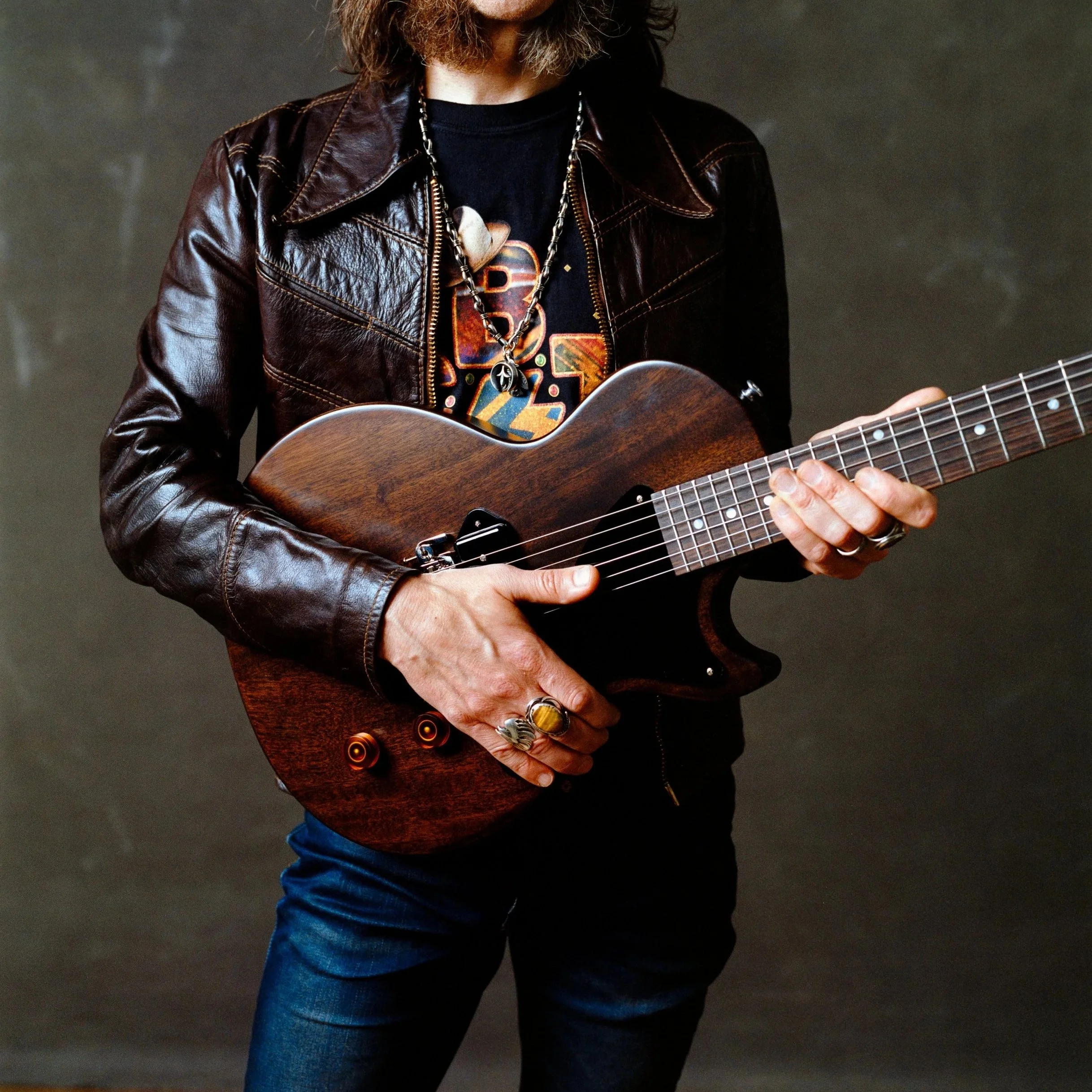 Charlie Starr of Blackberry Smoke with his Signature Gibson Les Paul Jr.