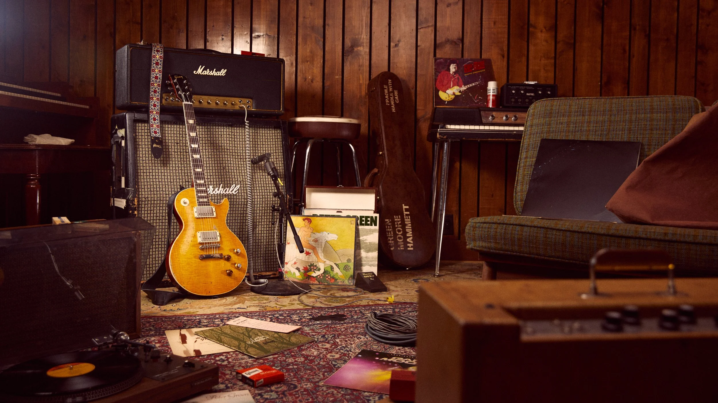 Gibson Custom Collector's Edition 1959 Les Paul "Greeny" Kirk Hammet Signature Guitar