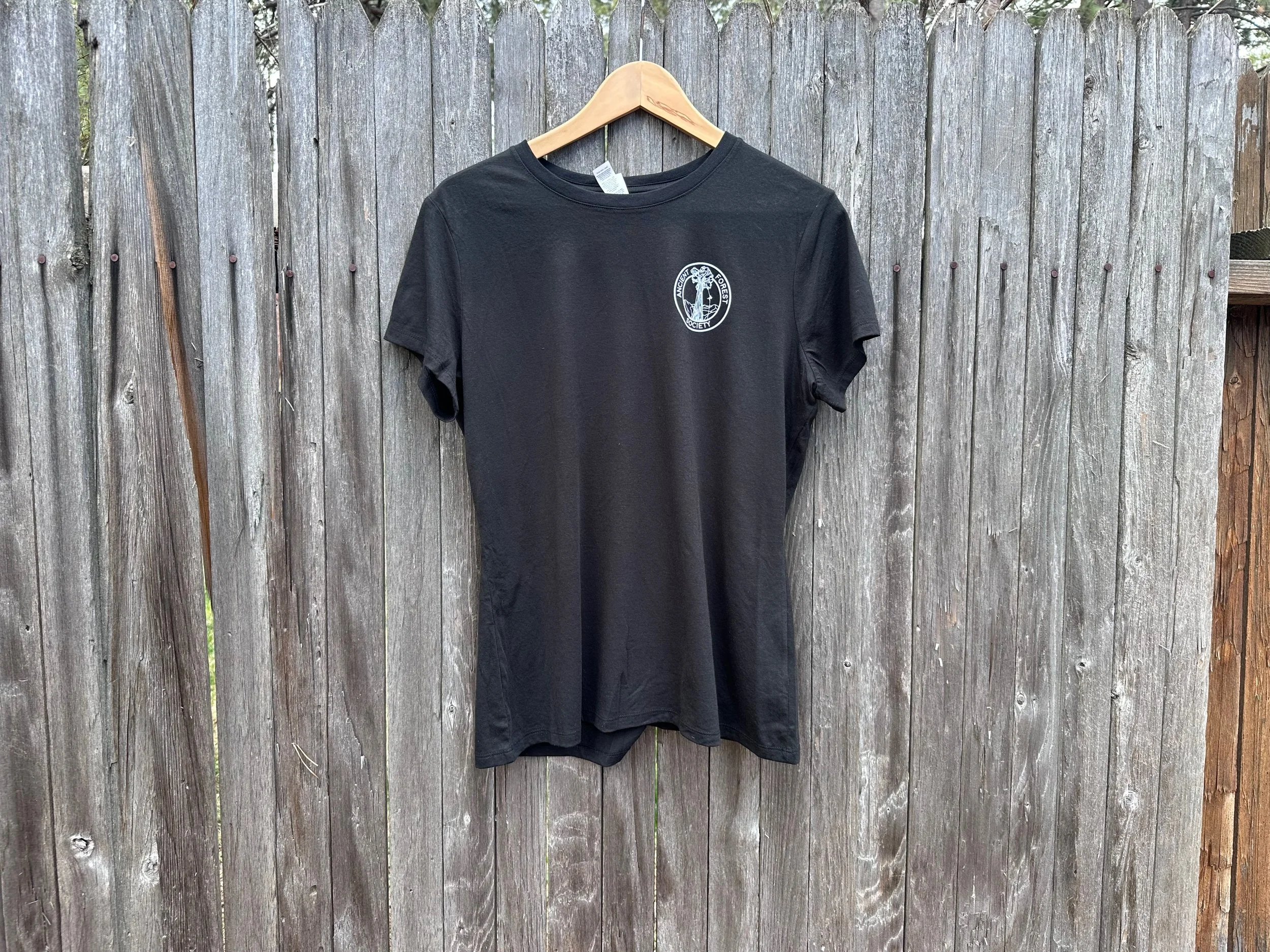 Women's T-Shirt, Black, Black Logo