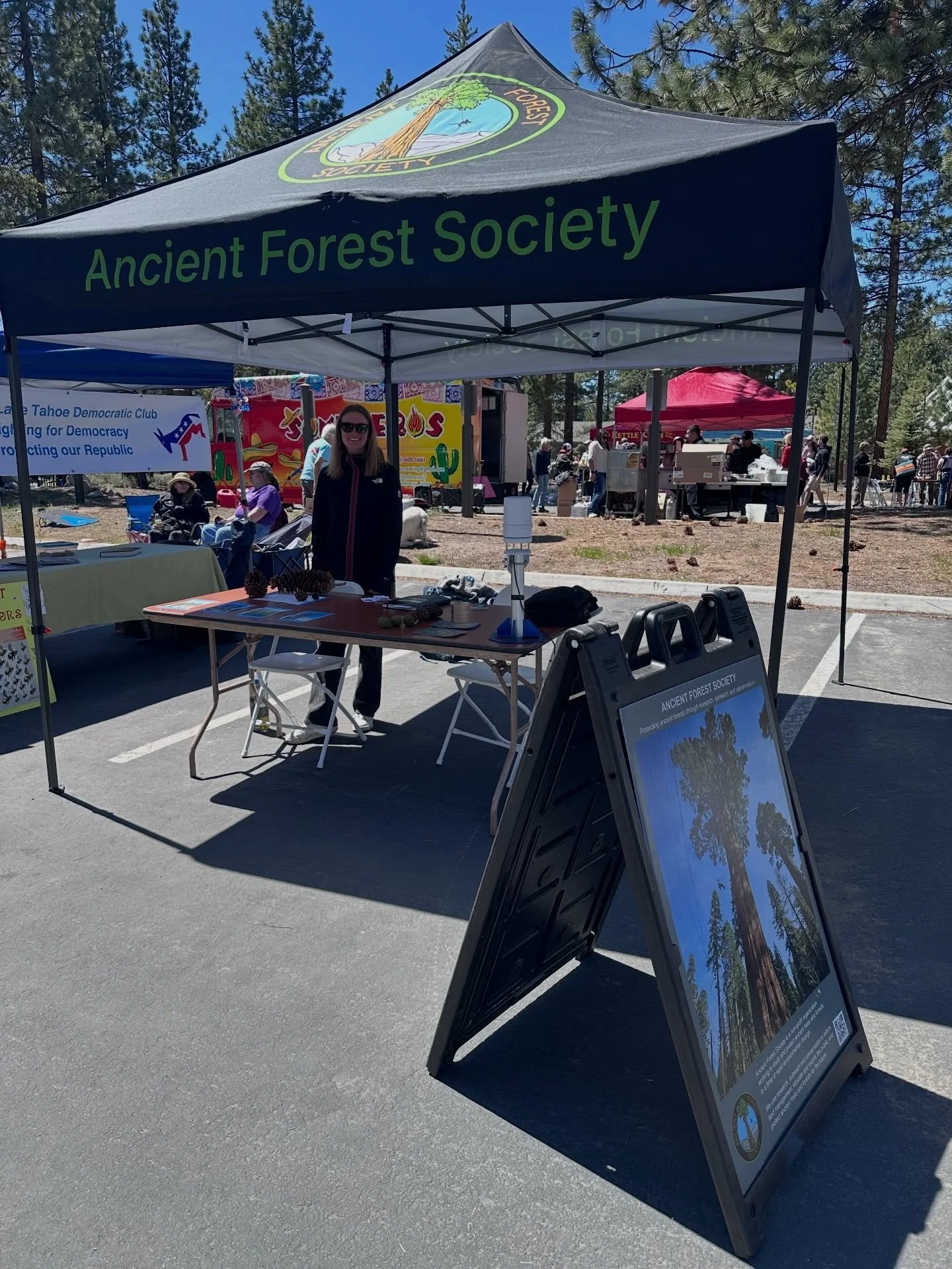 Having fun at the Lake Tahoe Earth Day festival! #earthday