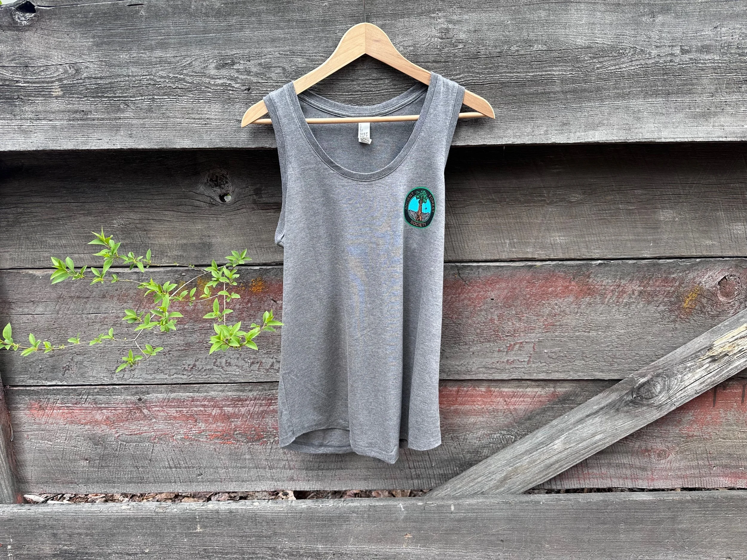Women's Tank, Heather Gray, Color Logo