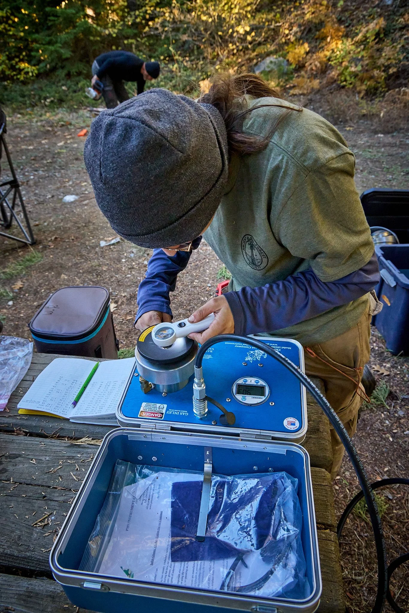 Women's T-Shirt, Forest Green, Black Logo