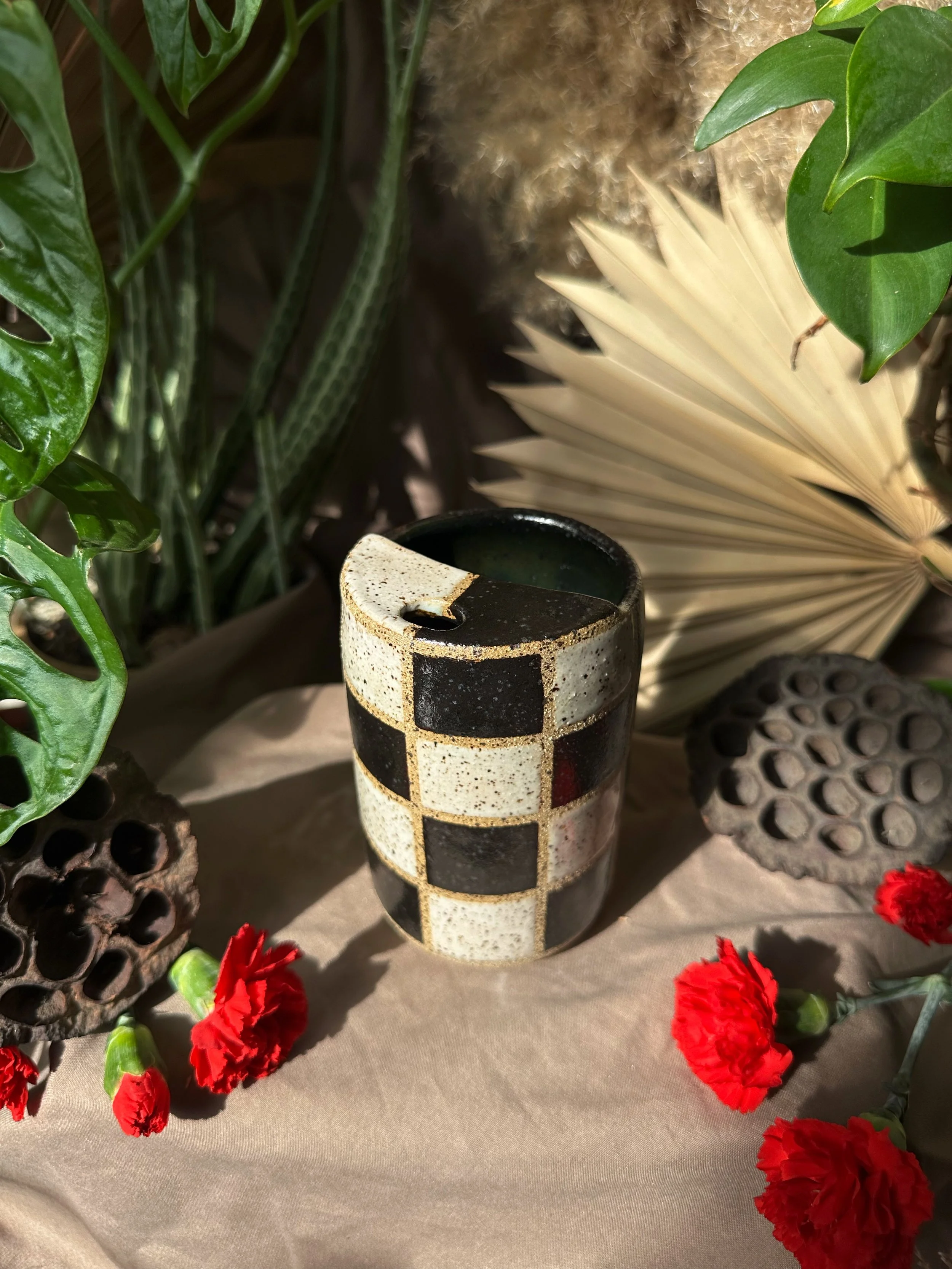 Checkered - Travel Tumbler