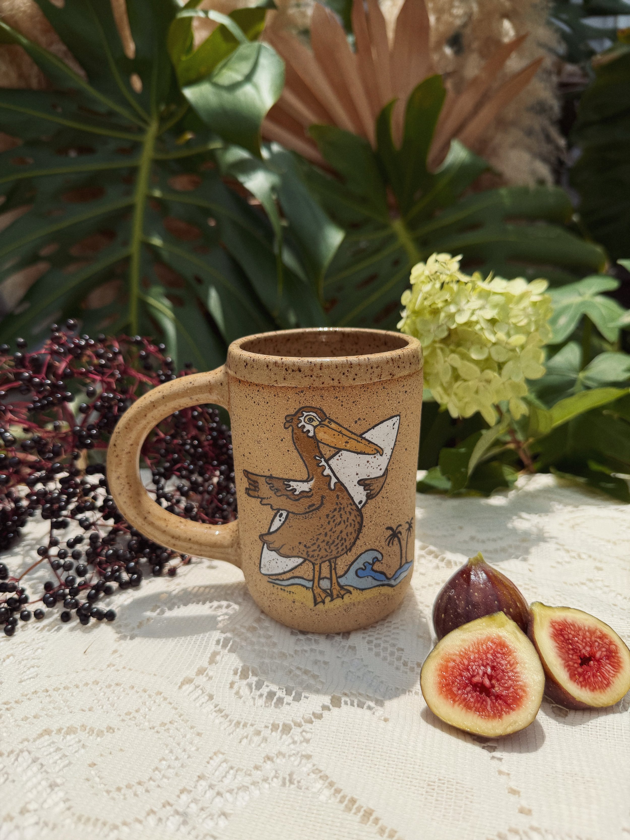 Surfs Up Pelican - Mug 1.