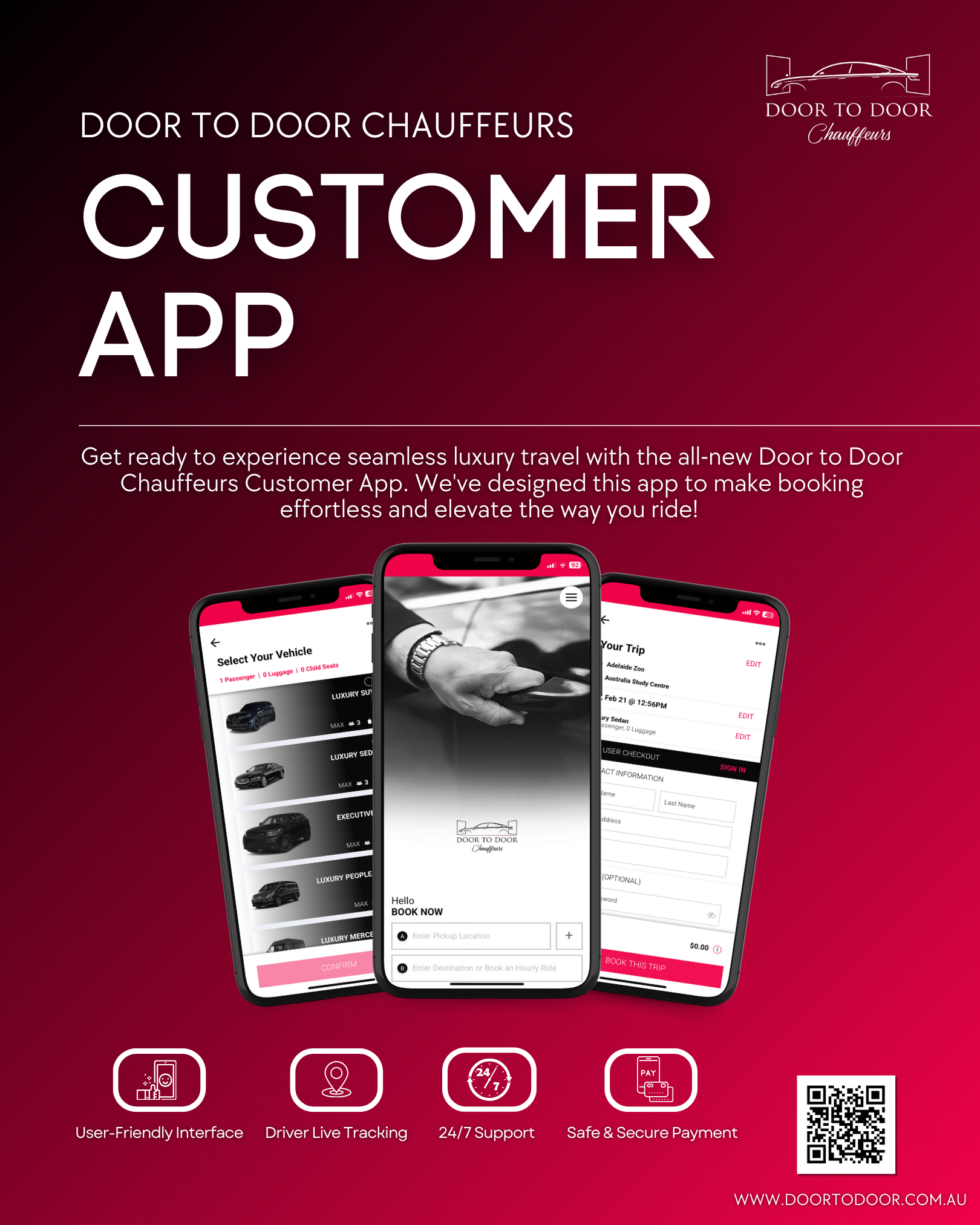 Book Your Chauffeur in Seconds: Download the Door to Door Chauffeurs App Today