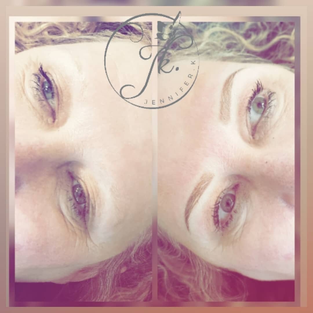 After years of trying to draw the &quot;right&quot; shape for her face this lovely lady trusted me with her Brows.  Shaded Brows soft and natural.  I love when I hear from someone &quot; I should have done it years ago&quot; 😁

#pamperedbrows #browp