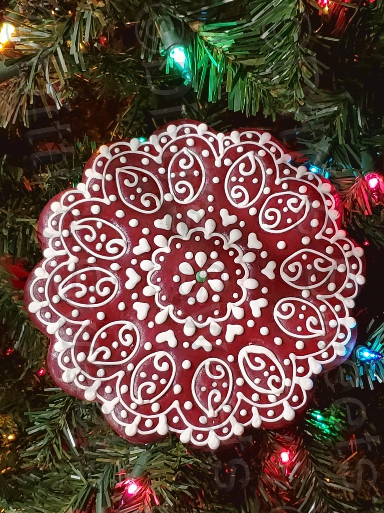 Traditional Hungarian Circle Ornament