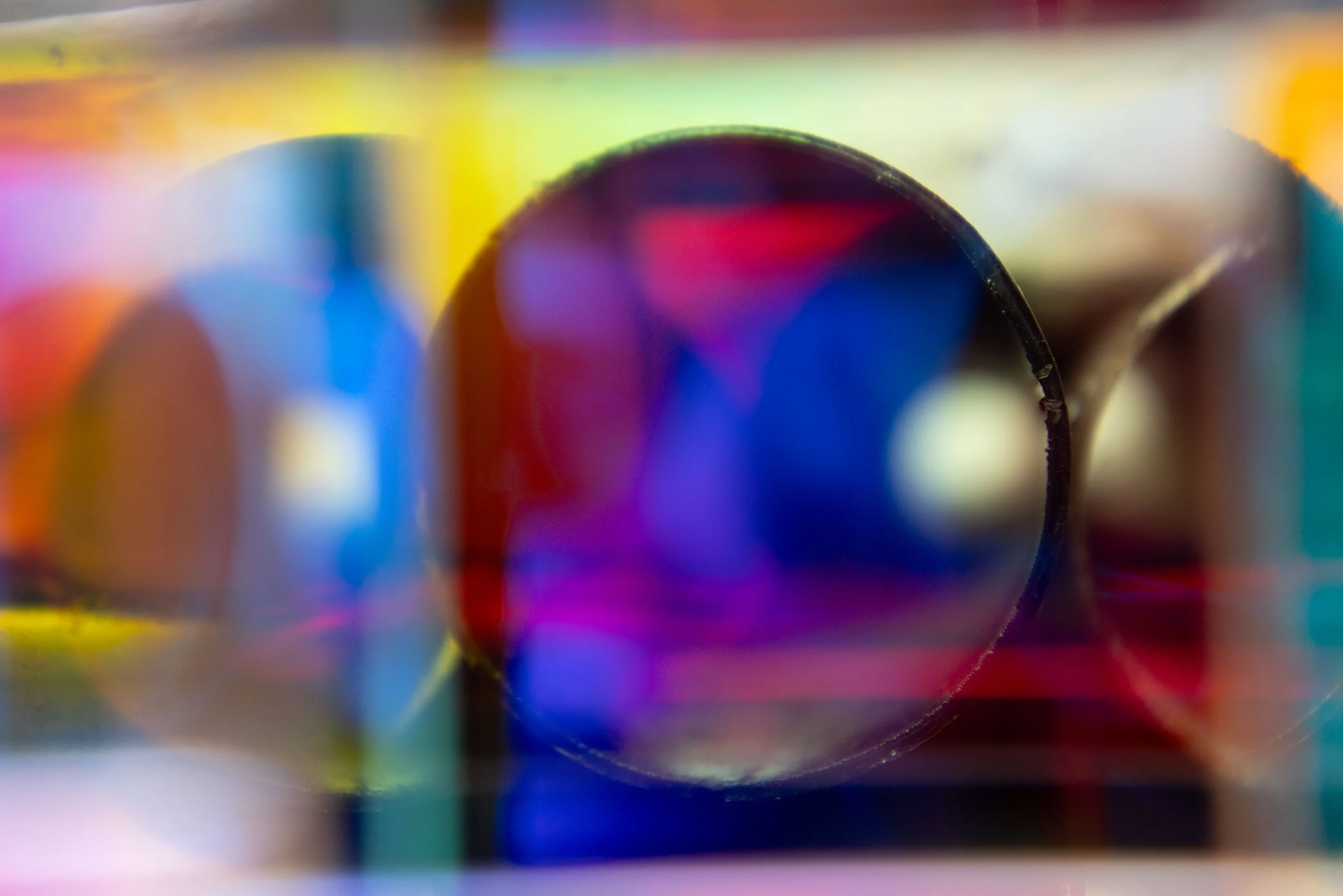 Brandon Woods, Prismatic Pipes, prismatic photograph, 2024