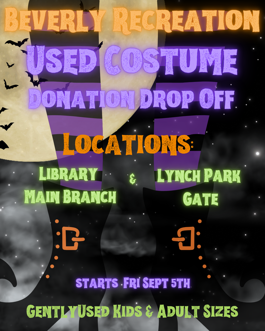 Used Halloween Costume Donation Drive