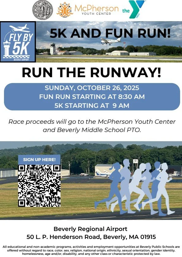 1st Annual Fly by 5k and Fun Run @ Beverly Airport