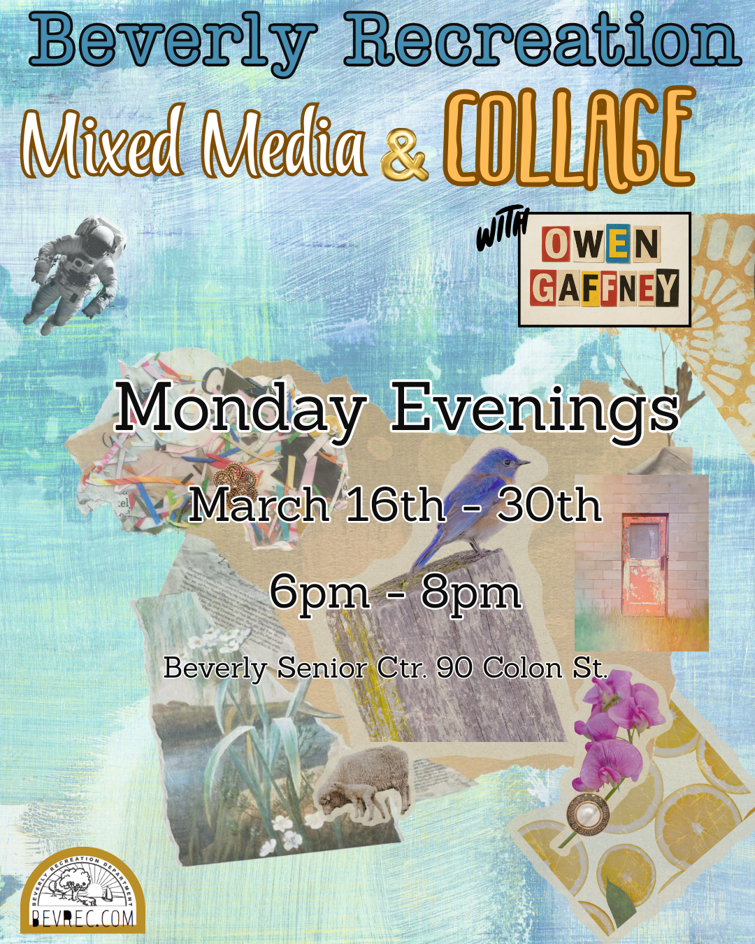 Mixed Media &amp; Collage: 3-Week Series