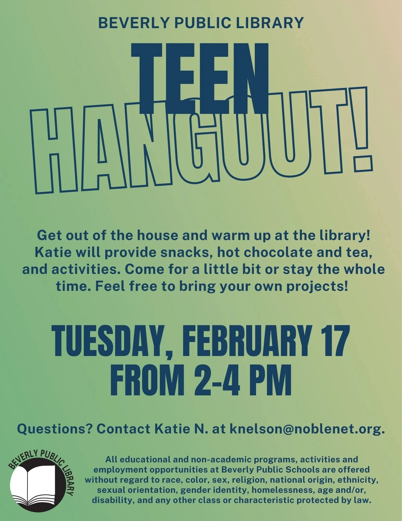 Teen Hangout @ BPL
