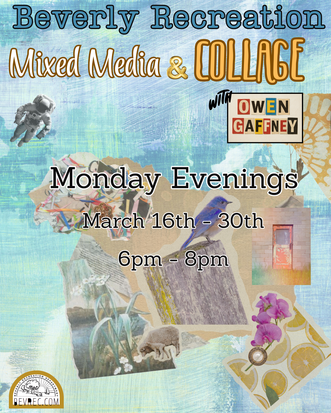 Mixed Media &amp; Collage: 3-Week Series