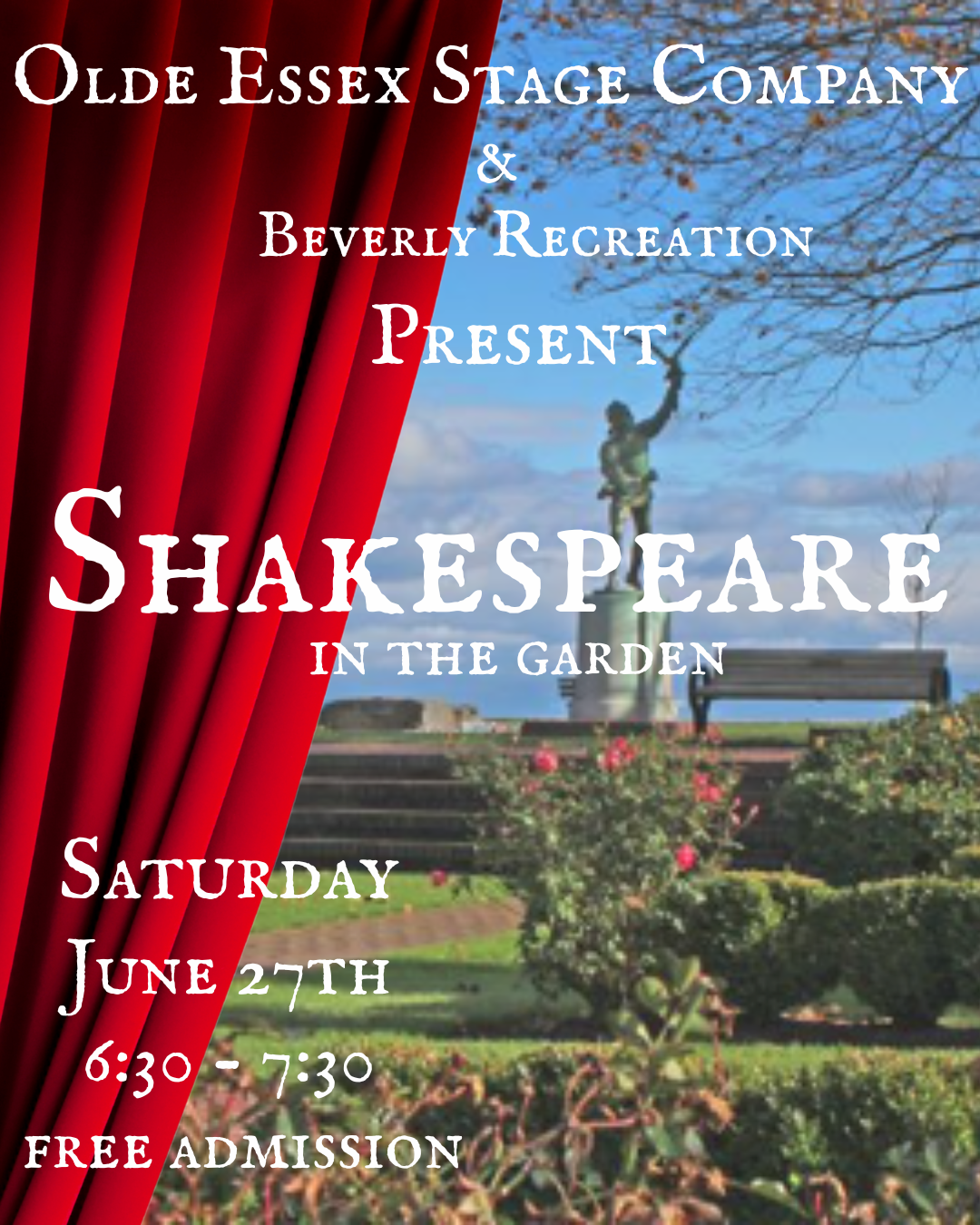 Olde Essex Stage Company presents: Shakespeare in the Garden 