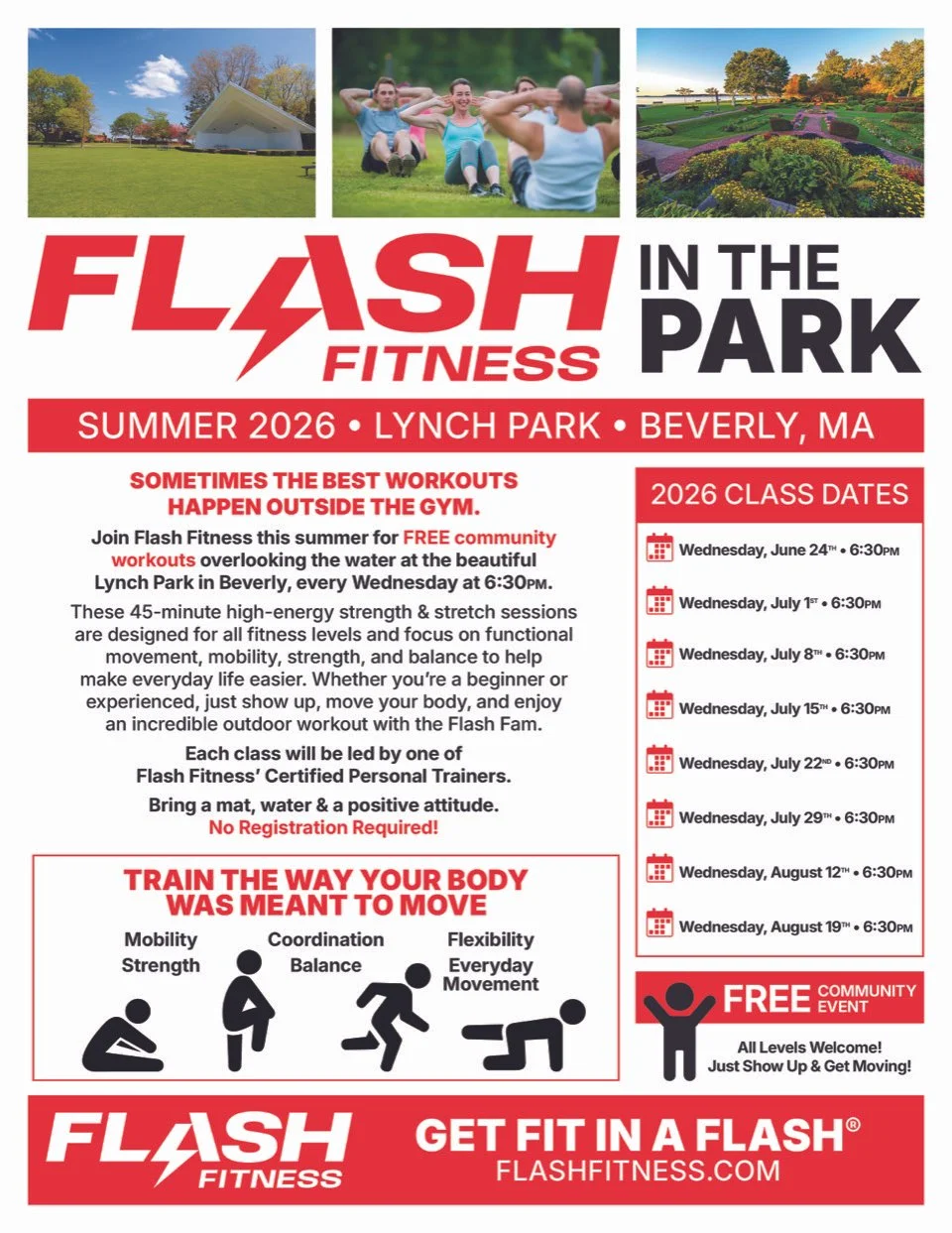 Flash Fitness in the Park: Free Community Workout