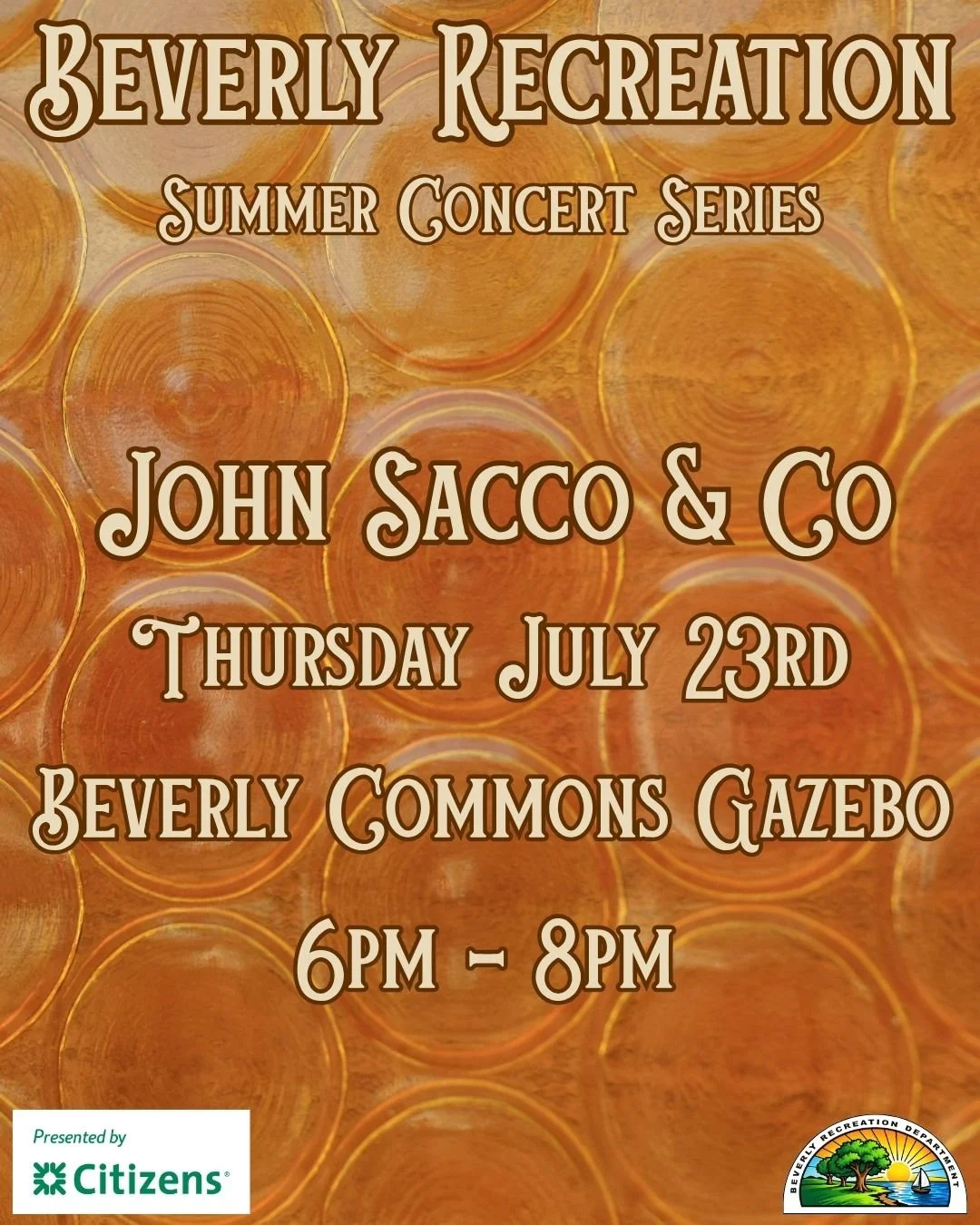 Summer Concert Series Presented by Citizens: John Sacco &amp; Co.