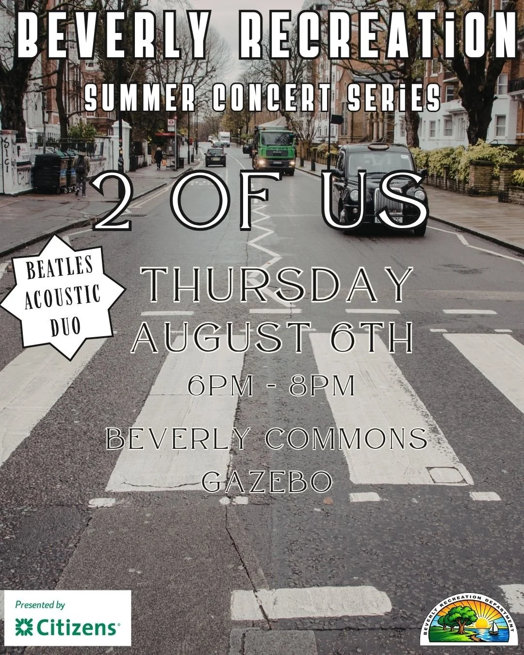 Summer Concert Series Presented by Citizens: 2 of Us
