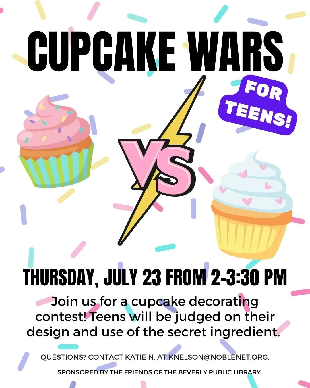 Cupcake Wars for Teens! @BPL