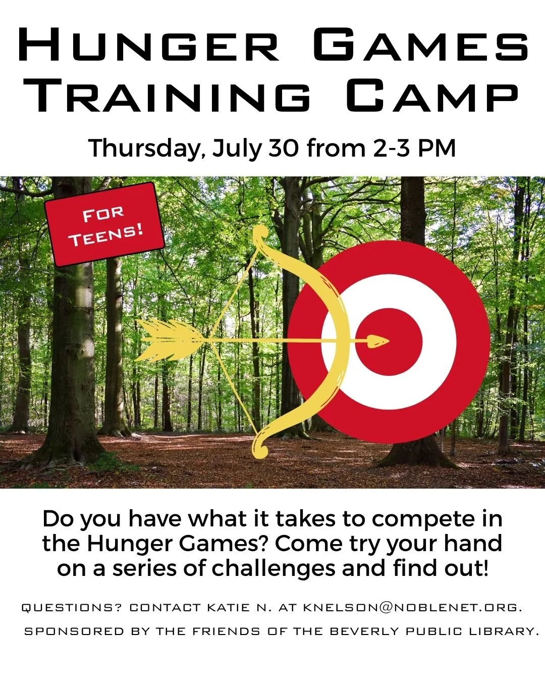 Hunger Games Training Camp for Teens! @BPL