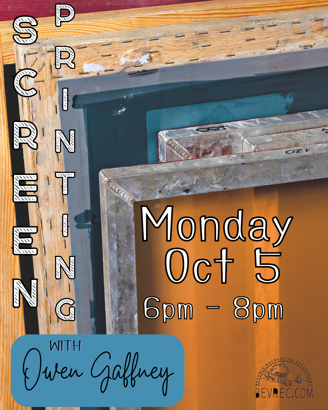 Screen Printing with Owen 