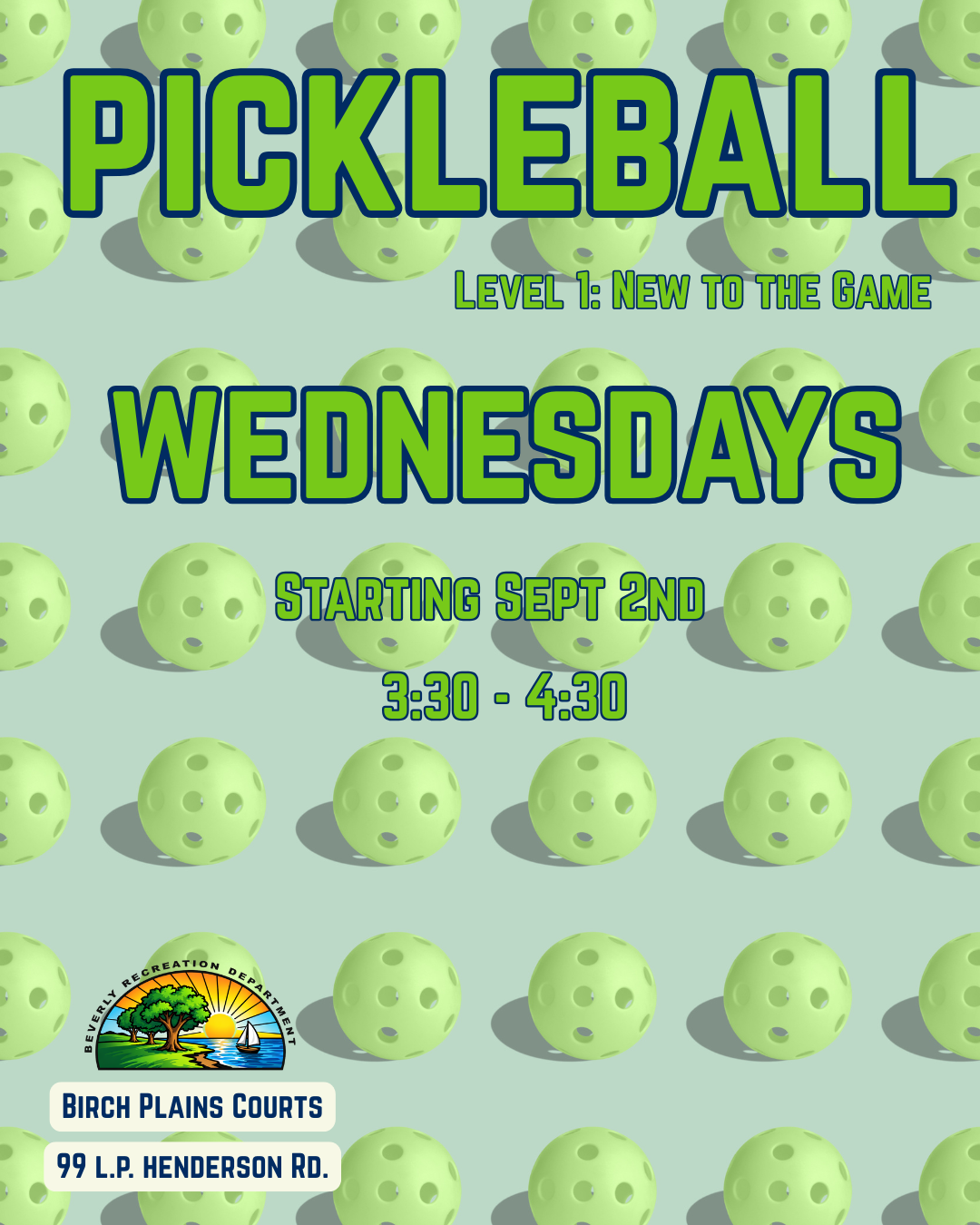 Pickleball Level 1: New to the Game, Beginners Clinic