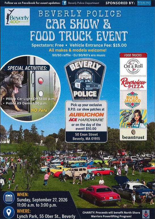 Beverly Police Car Show & Food Truck Event