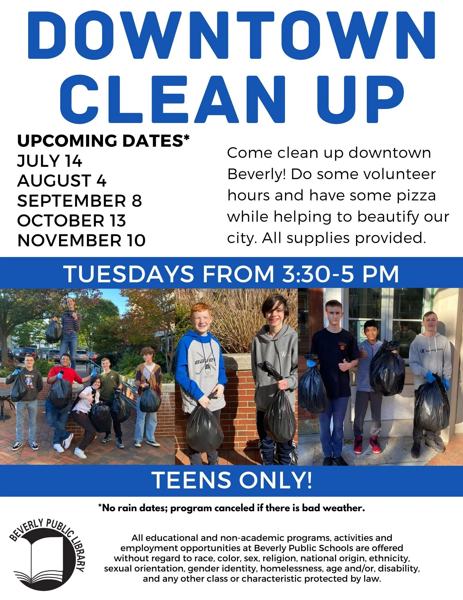 Downtown Cleanup for Teens
