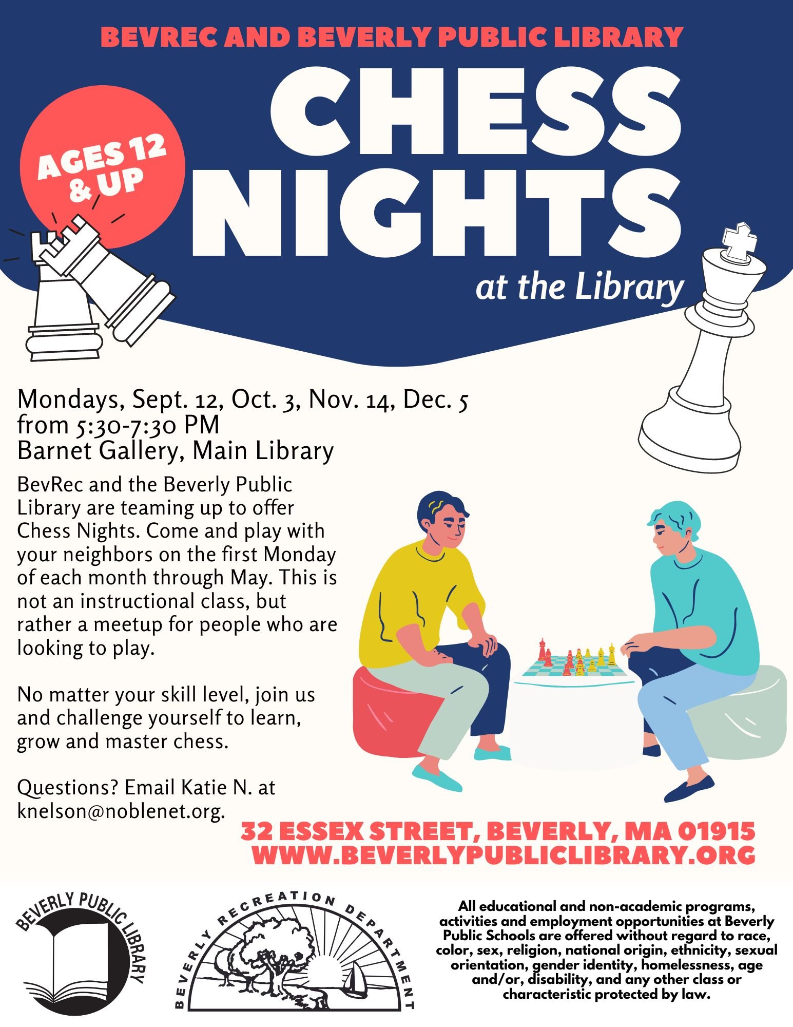 Chess Club  Anne Arundel County Public Library