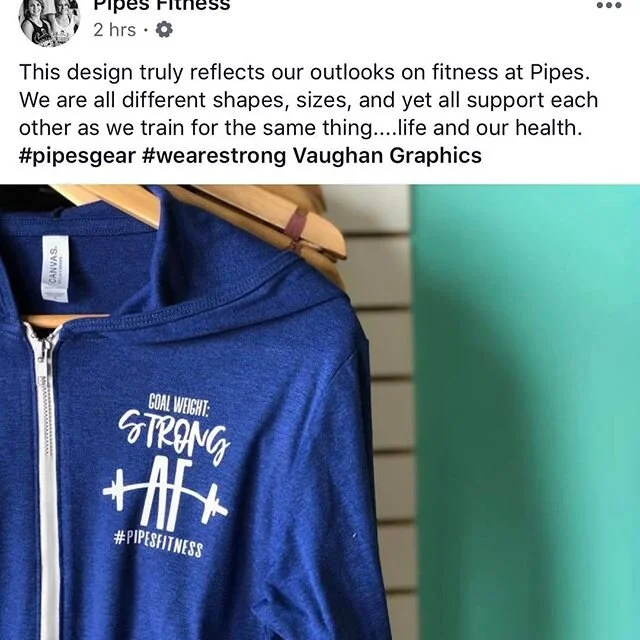 Love seeing all of these new Pipes Fitness designs on social media! I absolutely love working with Miranda on her clothing designs, she is a kickass entrepreneur with a clear vision for her business and someone I truly admire. So thankful for the opp
